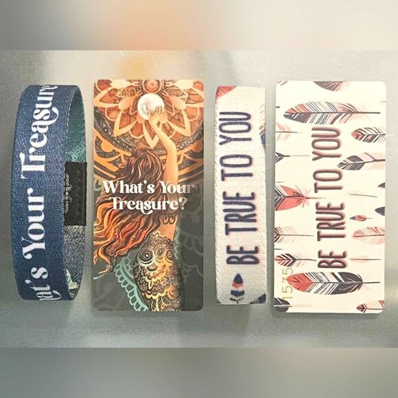 ZOX BOHO BUNDLE "what's your treasure?" & "true to you" collectible wristbands - Picture 3 of 4